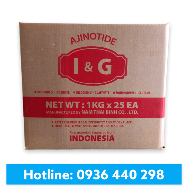 Phụ gia thực phẩm : bột ngọt I+G AJINOTIDE