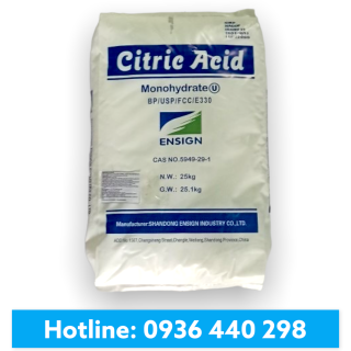 Citric Axit monohydrate - Citric Acid Anhydrous